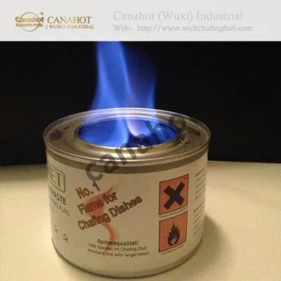 हॉट पॉट चफ़िंग जेल ईंधन डिब्बे